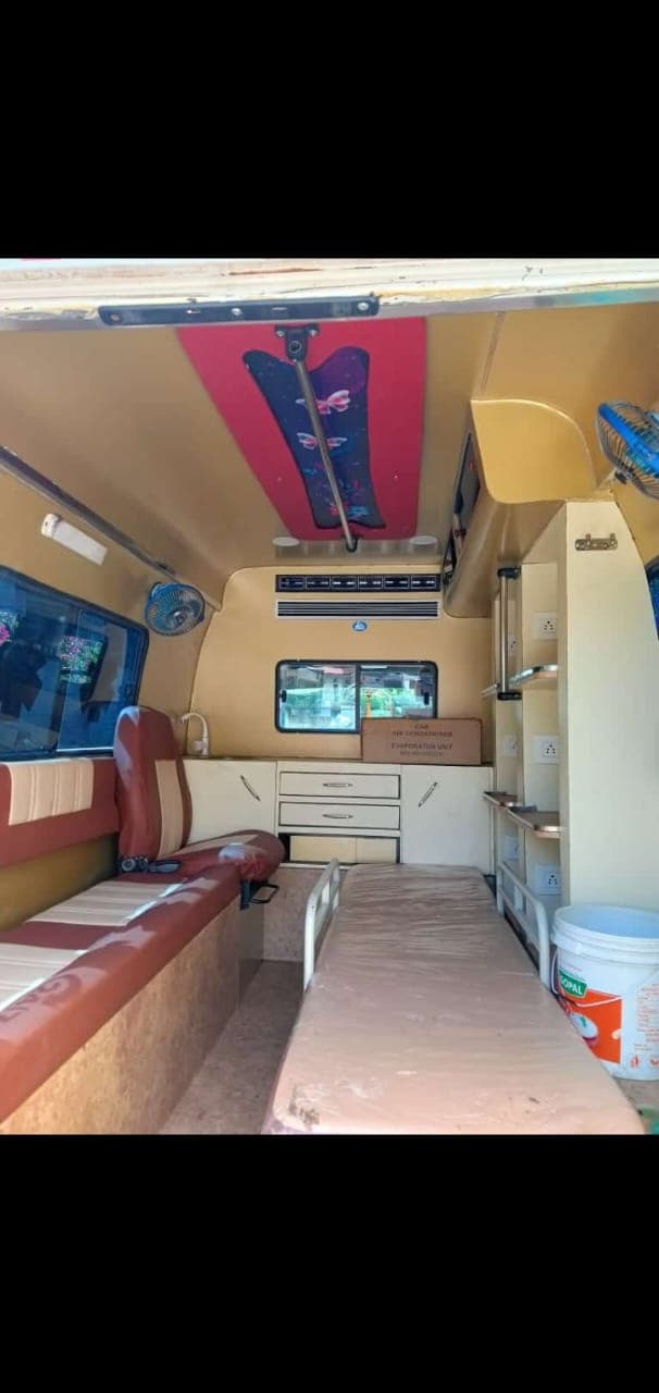Ventilator support equipment in ambulance — critical care transport Visakhapatnam